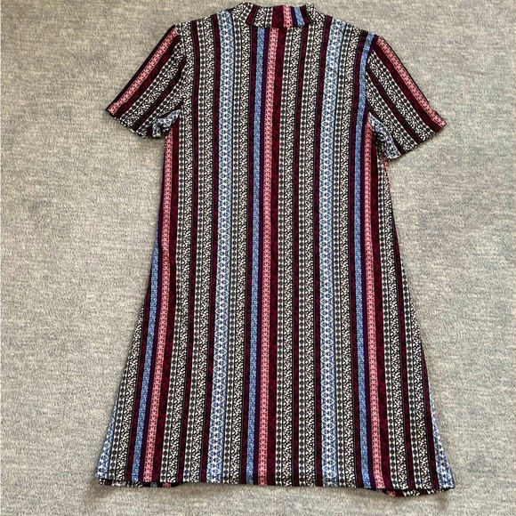 BCBGeneration Vertical Striped A-Line Dress - Picture 2 of 7